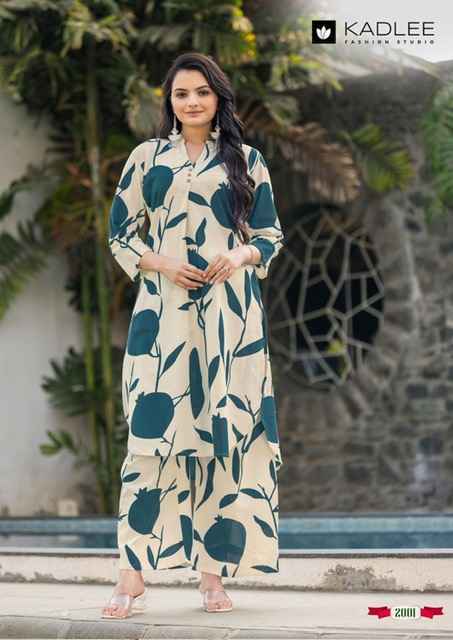 Kadlee Rosy Rayon Readymade Co- Ord Set Wholesale Rate ( 5 Pcs Catalog )