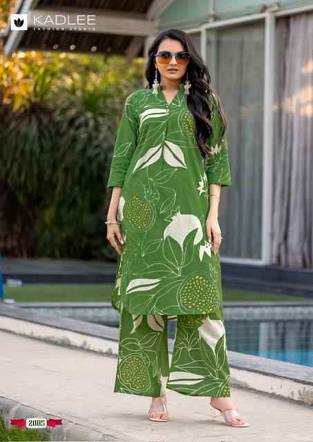 Kadlee Rosy Rayon Readymade Co- Ord Set Wholesale Rate ( 5 Pcs Catalog )