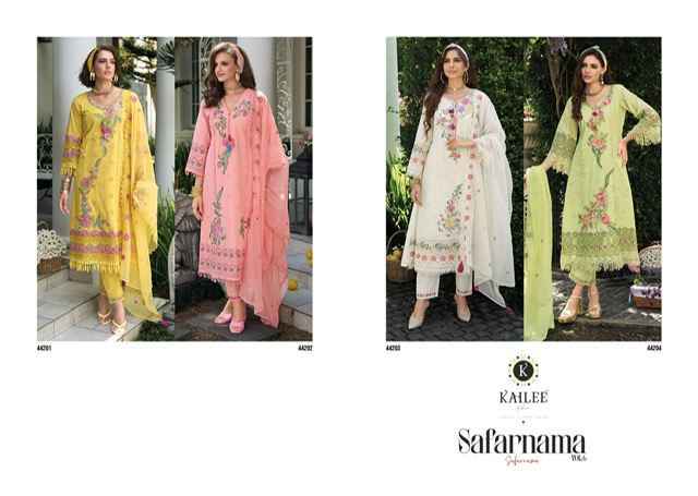 Kailee Fashion Safarnama Vol 6 Cotton Readymade suits Wholesale Price ( 6 pcs Catalogue )