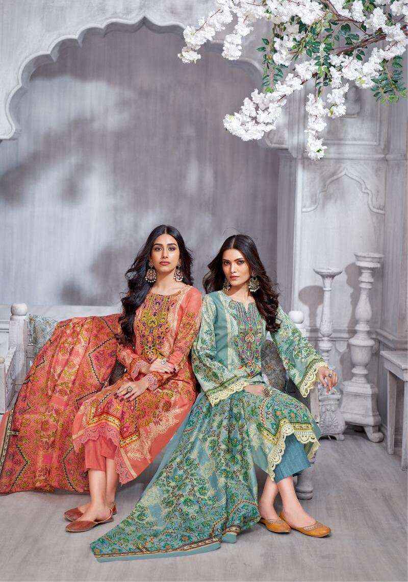 Kala Meher Vol 11 Cotton Fancy Dress Material Collection ( 12 Pcs Catalogue )