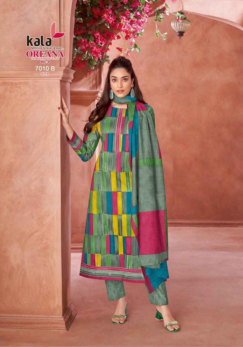 Kala Oreana Vol 8 Cotton Suits New Catalog Wholesale Price ( 12 pcs Catalogue )