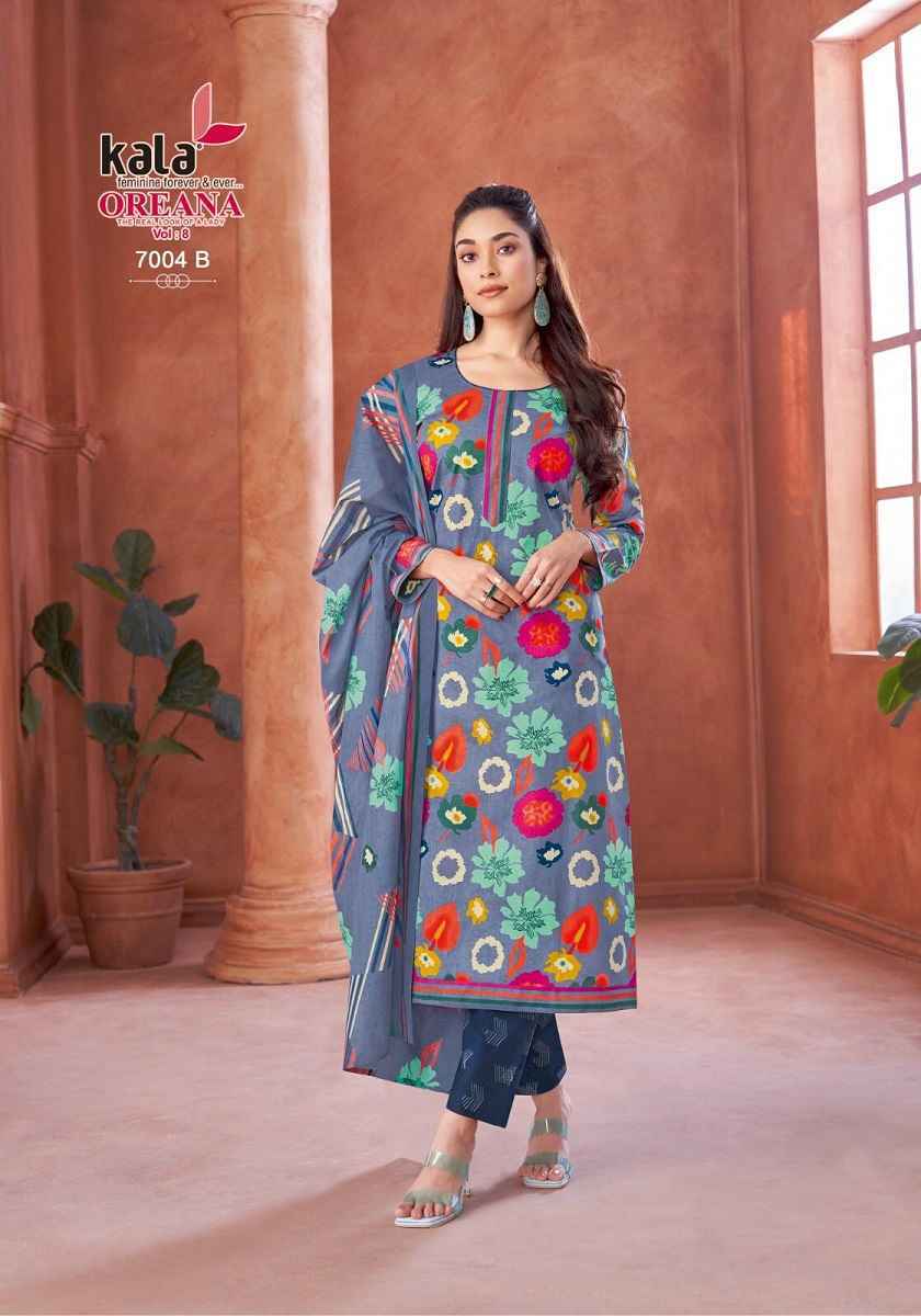 Kala Oreana Vol 8 Cotton Suits New Catalog Wholesale Price ( 12 pcs Catalogue )
