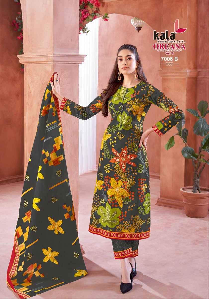 Kala Oreana Vol 8 Cotton Suits New Catalog Wholesale Price ( 12 pcs Catalogue )
