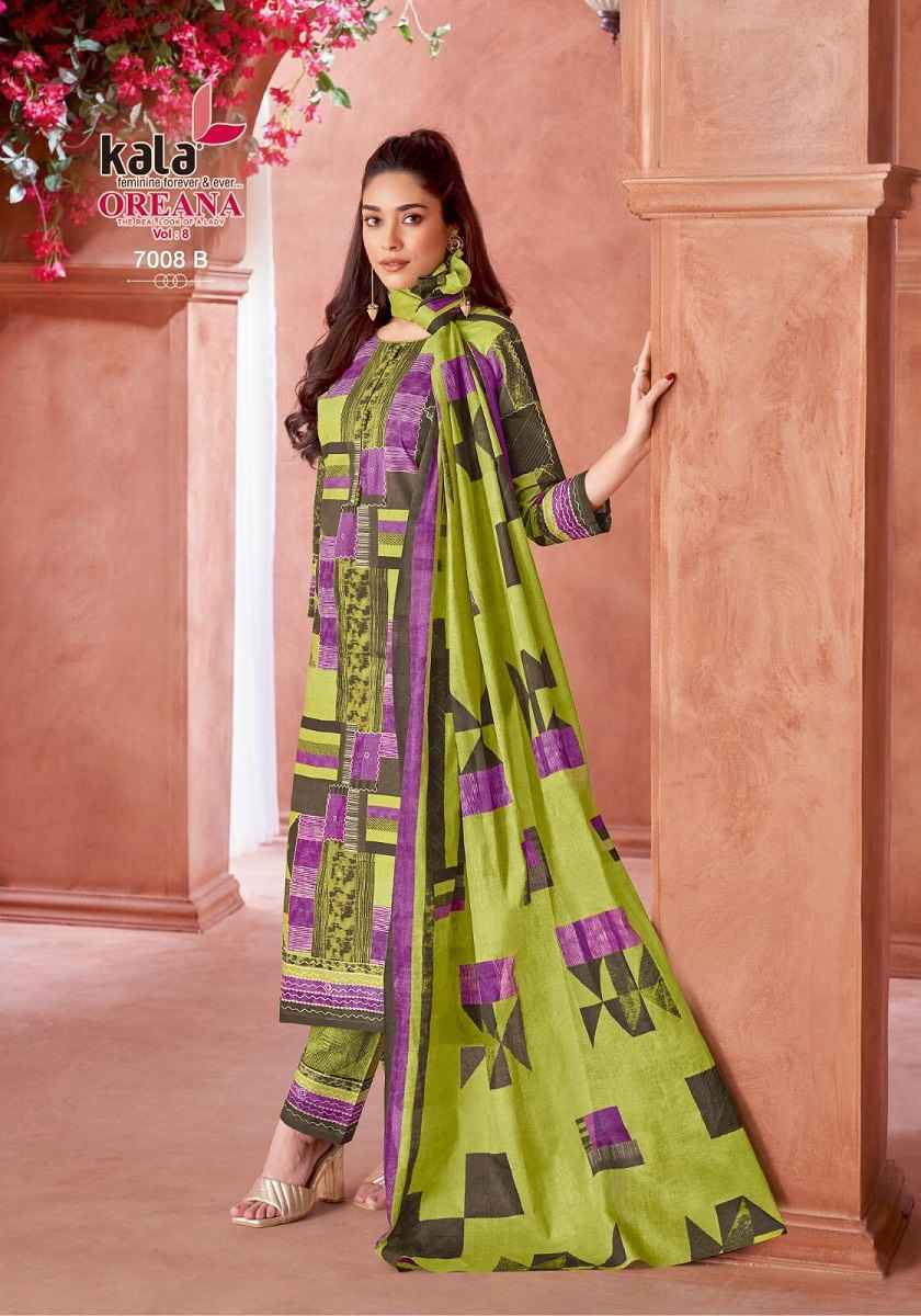 Kala Oreana Vol 8 Cotton Suits New Catalog Wholesale Price ( 12 pcs Catalogue )