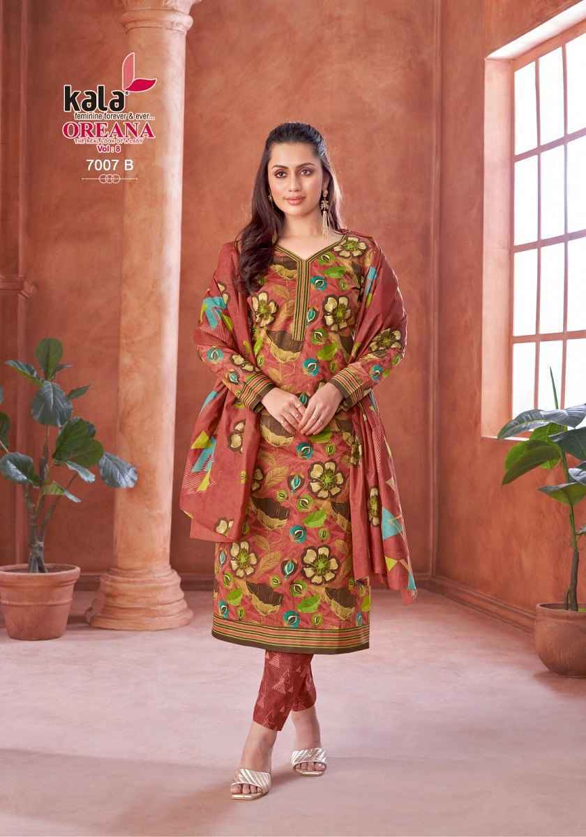 Kala Oreana Vol 8 Cotton Suits New Catalog Wholesale Price ( 12 pcs Catalogue )
