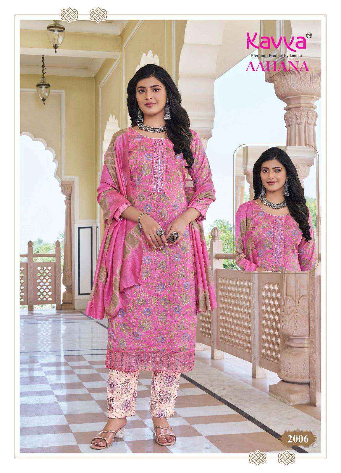 Kavya Aahana Vol 2 Capsule Kurti Combo Set Wholesale Rate ( 10 Pcs Catalog )
