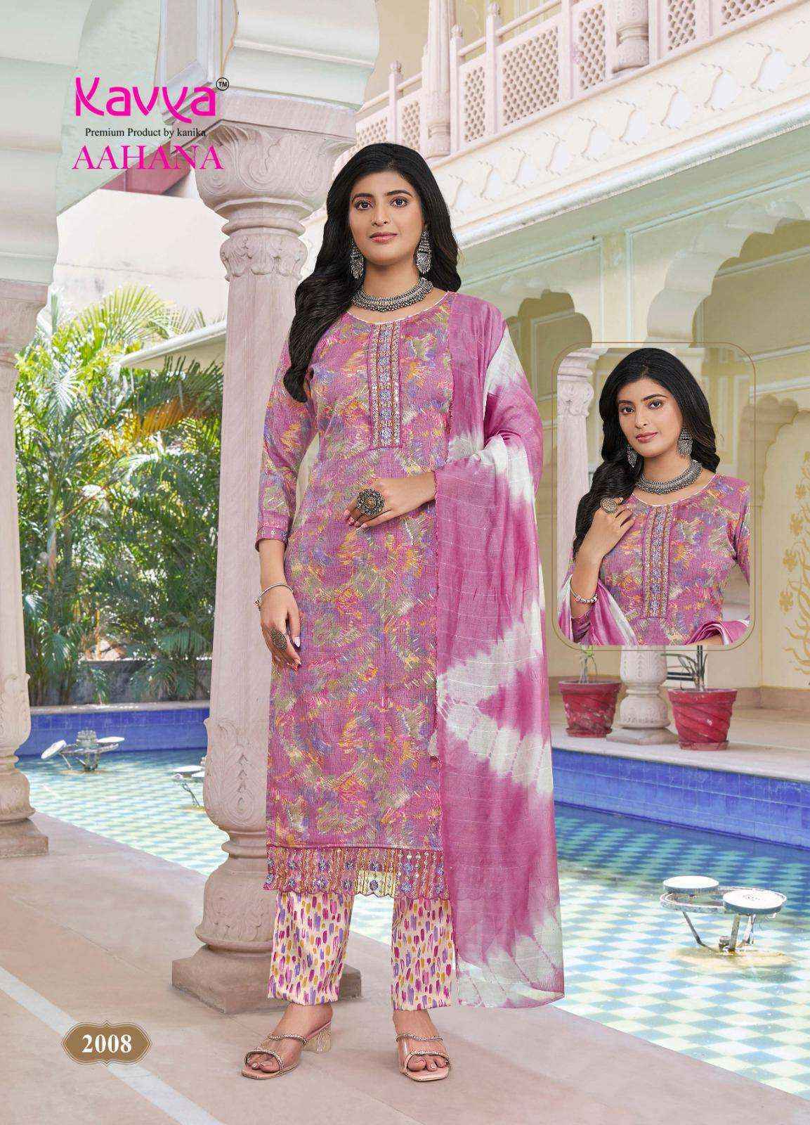 Kavya Aahana Vol 2 Capsule Kurti Combo Set Wholesale Rate ( 10 Pcs Catalog )