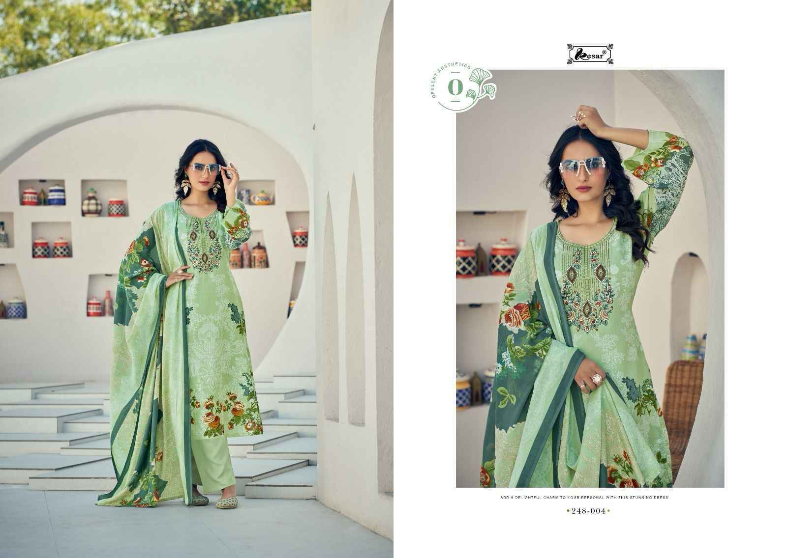 Kesar Naira Vol-101 Cotton Ladies Unstitched Dress Material (8 pcs Catalogue )
