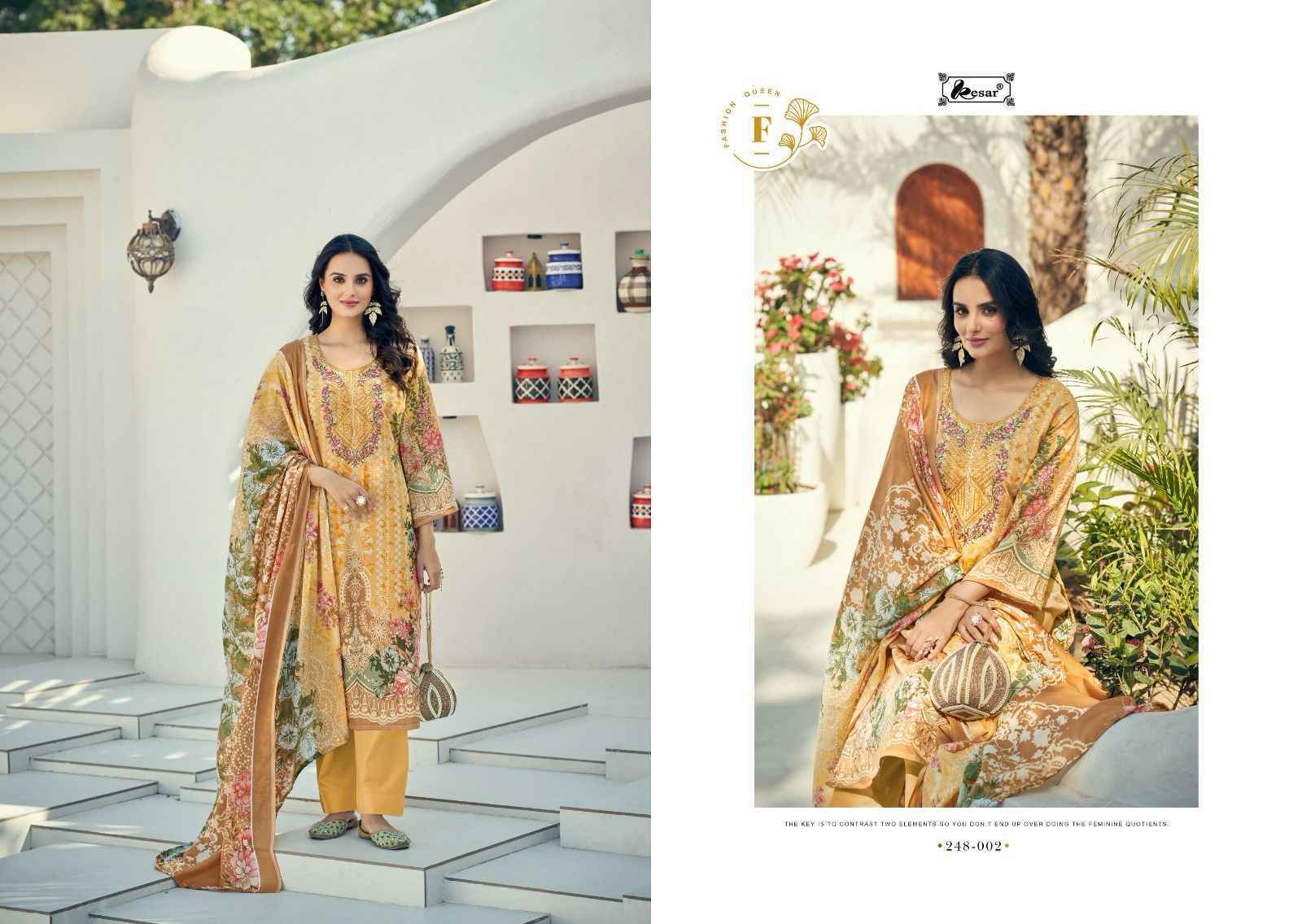 Kesar Naira Vol-101 Cotton Ladies Unstitched Dress Material (8 pcs Catalogue )