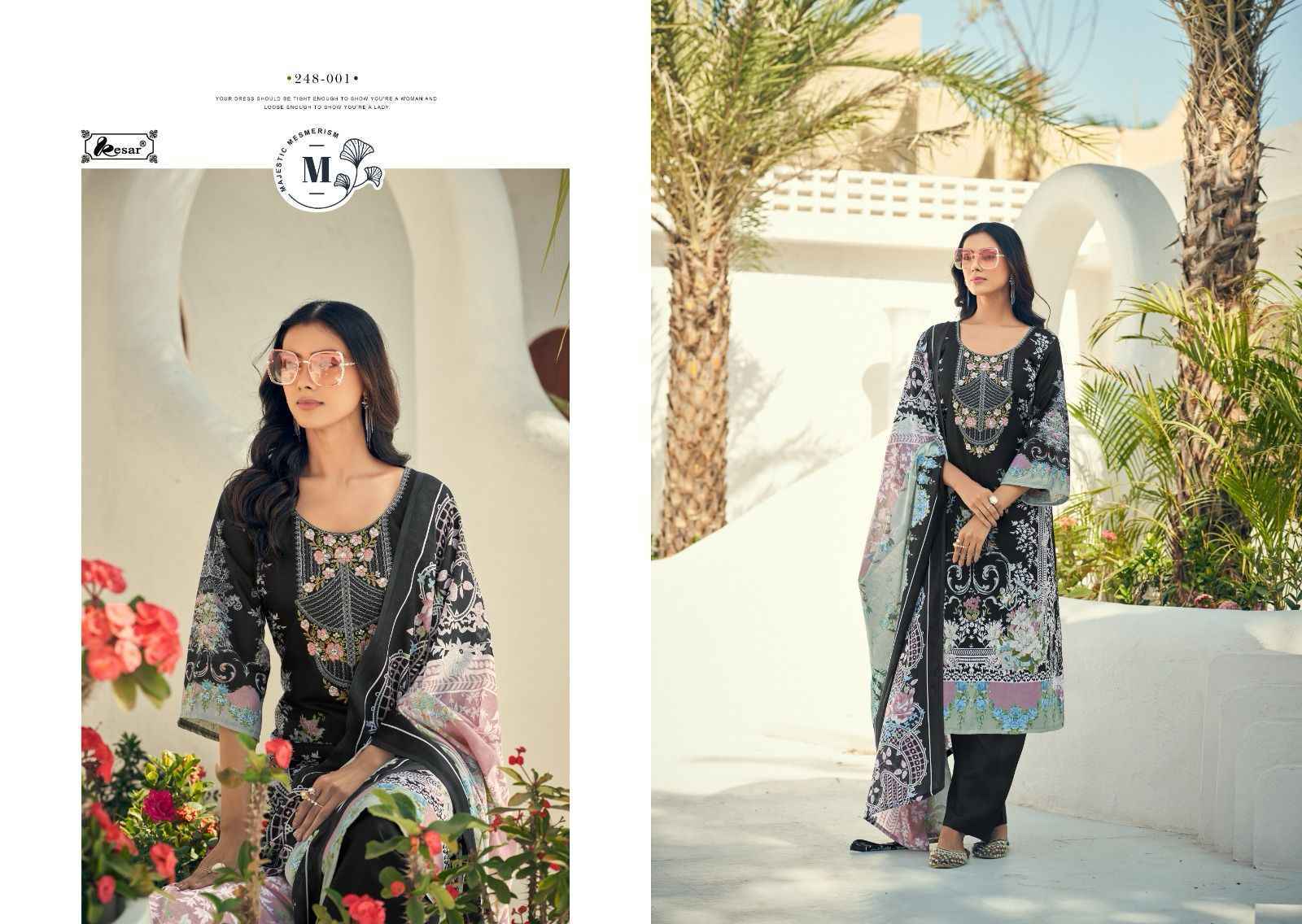 Kesar Naira Vol-101 Cotton Ladies Unstitched Dress Material (8 pcs Catalogue )