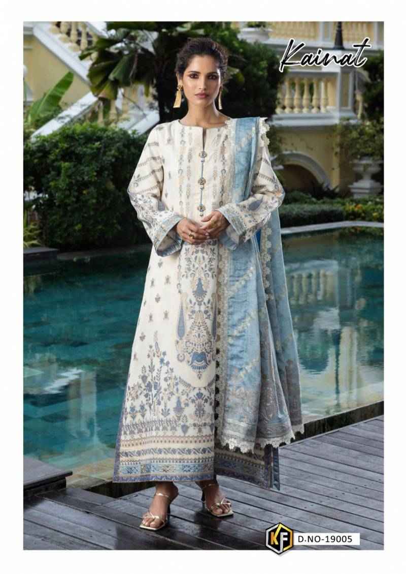Keval Fab Kainat Vol 19 Heavy Luxury Lawn Collection Dress Material ( 6 Pcs Catalogue )