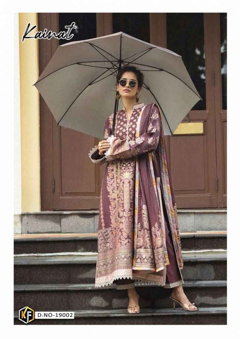 Keval Fab Kainat Vol 19 Heavy Luxury Lawn Collection Dress Material ( 6 Pcs Catalogue )