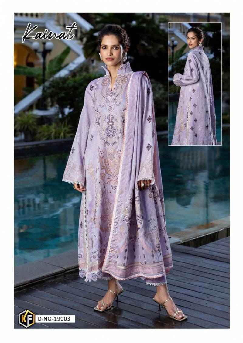 Keval Fab Kainat Vol 19 Heavy Luxury Lawn Collection Dress Material ( 6 Pcs Catalogue )