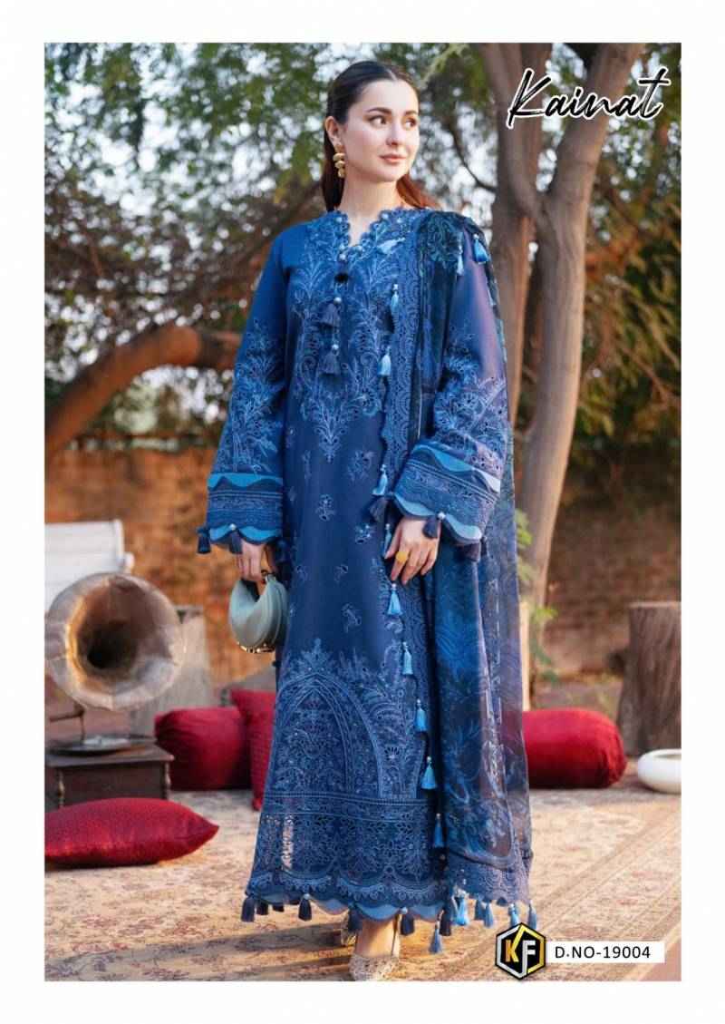Keval Fab Kainat Vol 19 Heavy Luxury Lawn Collection Dress Material ( 6 Pcs Catalogue )