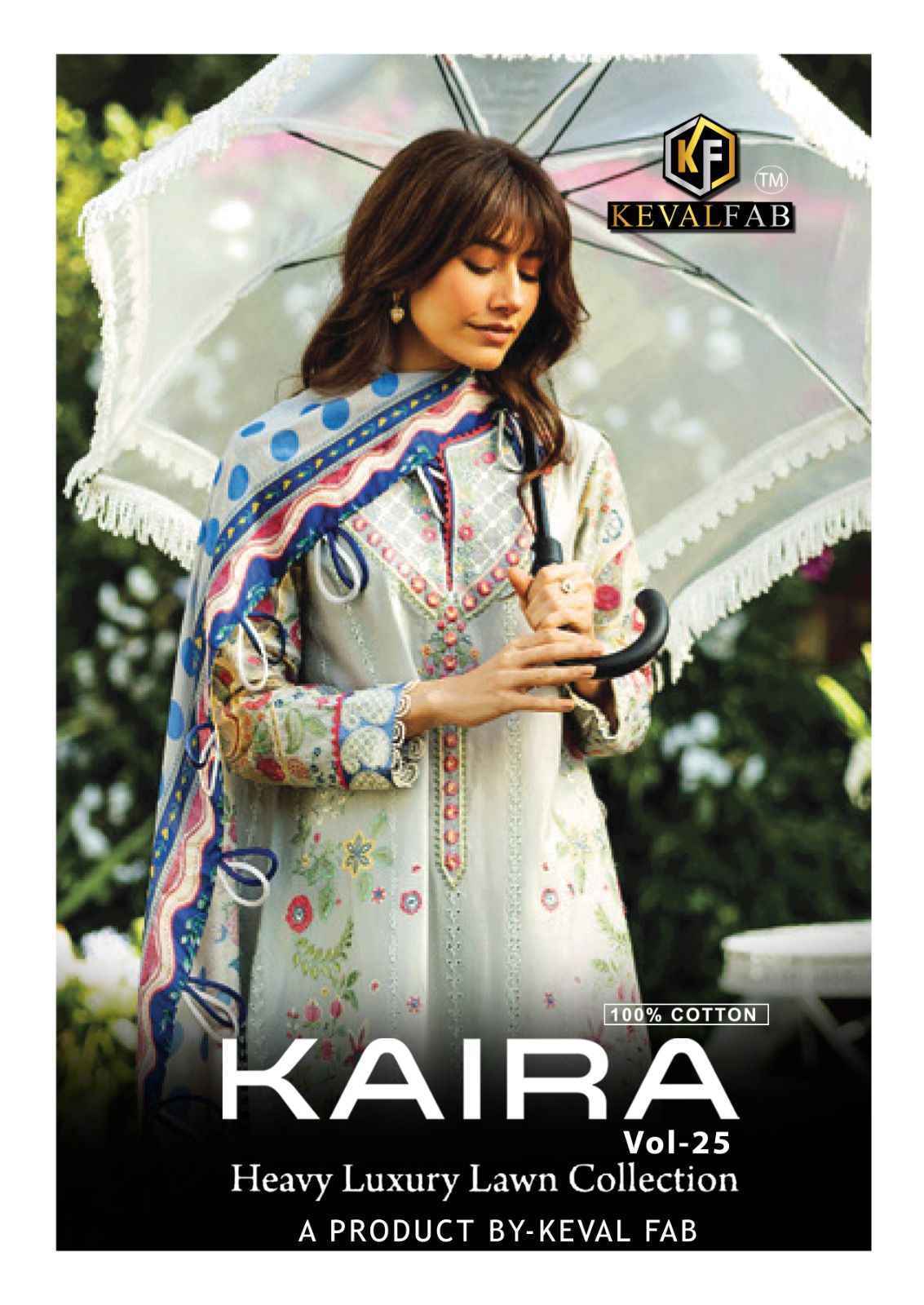 Keval Fab Kaira Vol 25 Cotton Dress Material Wholesale Price ( 6 pcs Catalogue )