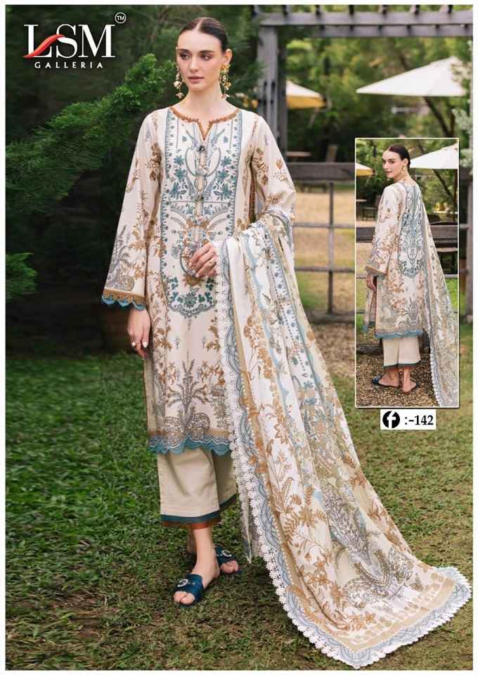 LSM Galleria Firdous Queen Lawn Vol 14 Lawn Pakistani Suits ( 6 pcs Catalogue )
