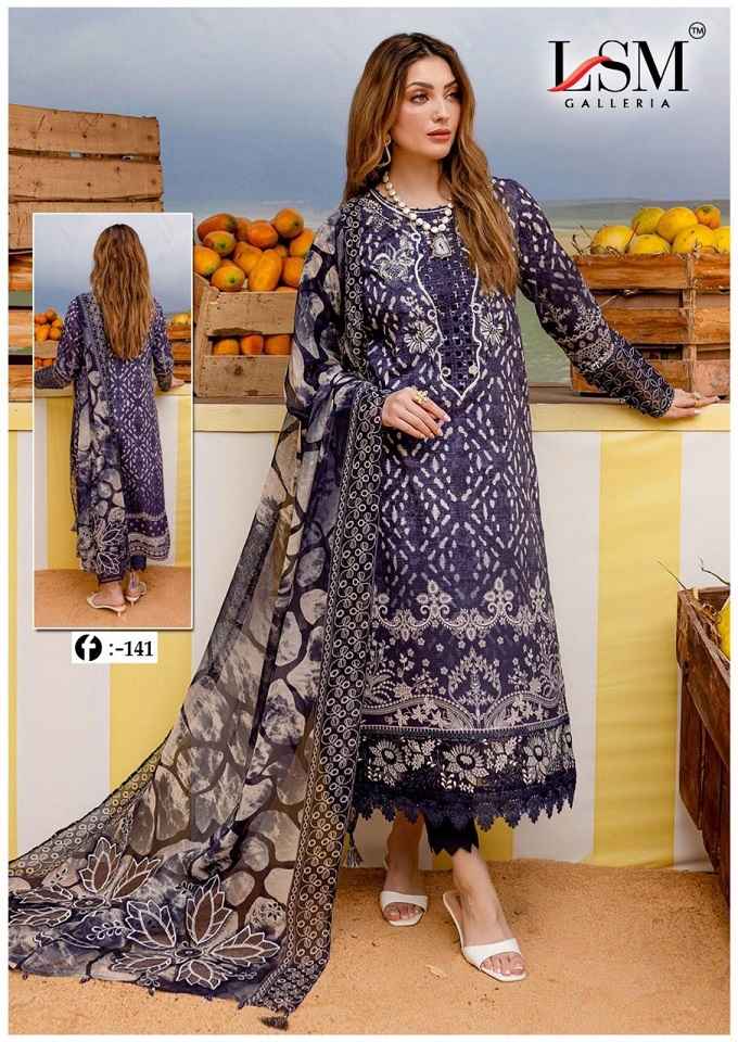 LSM Galleria Firdous Queen Lawn Vol 14 Lawn Pakistani Suits ( 6 pcs Catalogue )