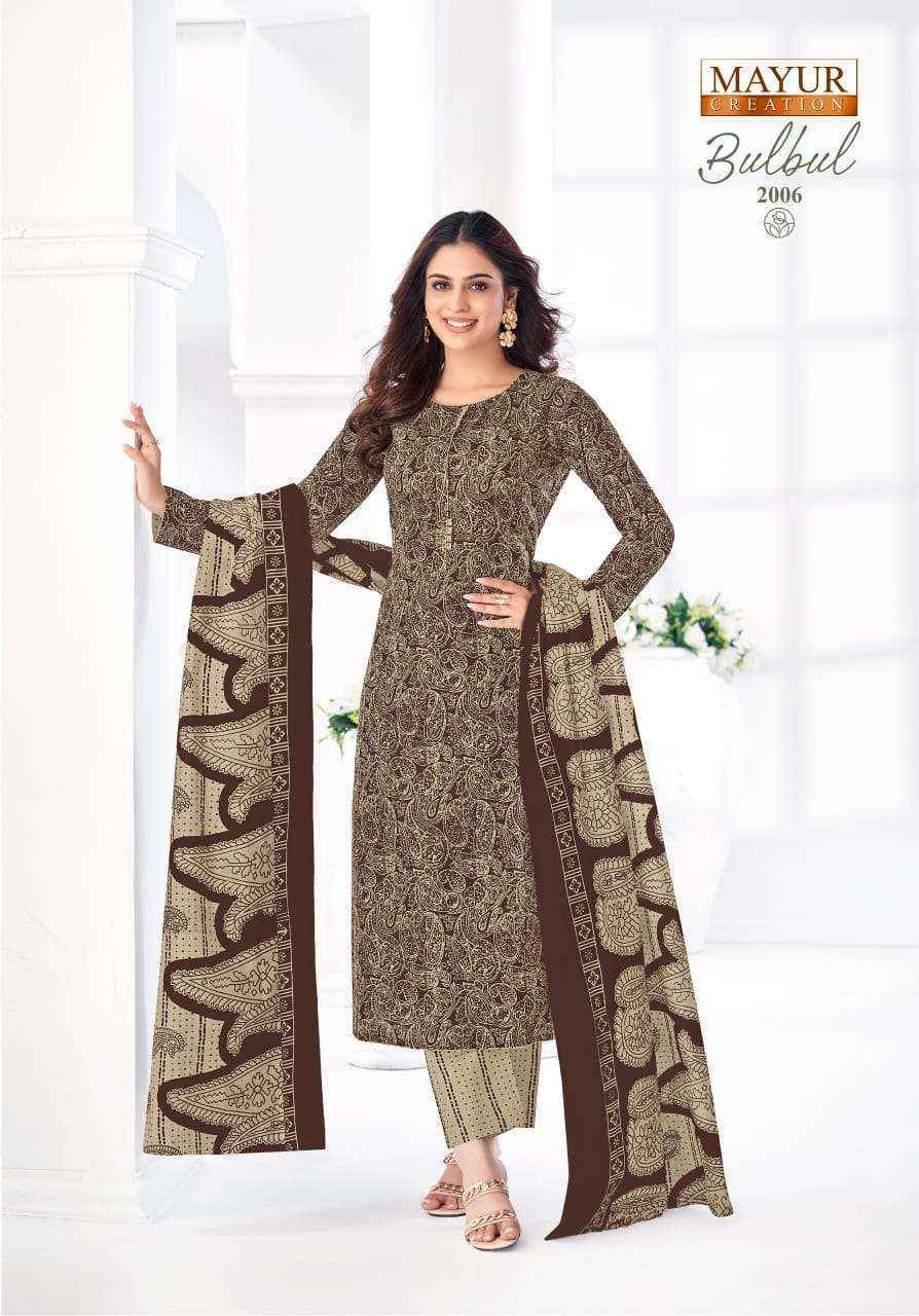 Mayur Bulbul Vol 2 Cotton Dress Material New Catalog ( 10 pcs Catalogue )