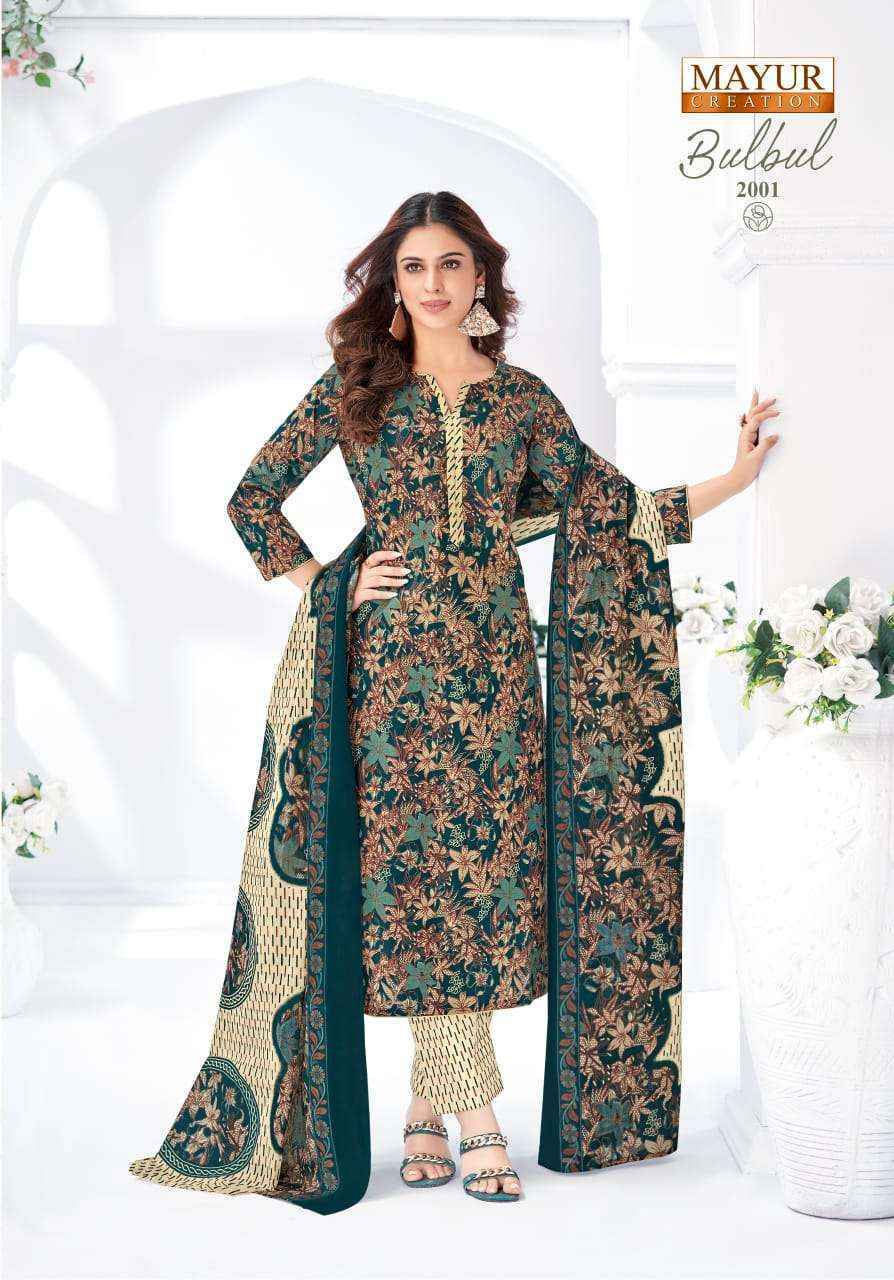 Mayur Bulbul Vol 2 Cotton Dress Material New Catalog ( 10 pcs Catalogue )