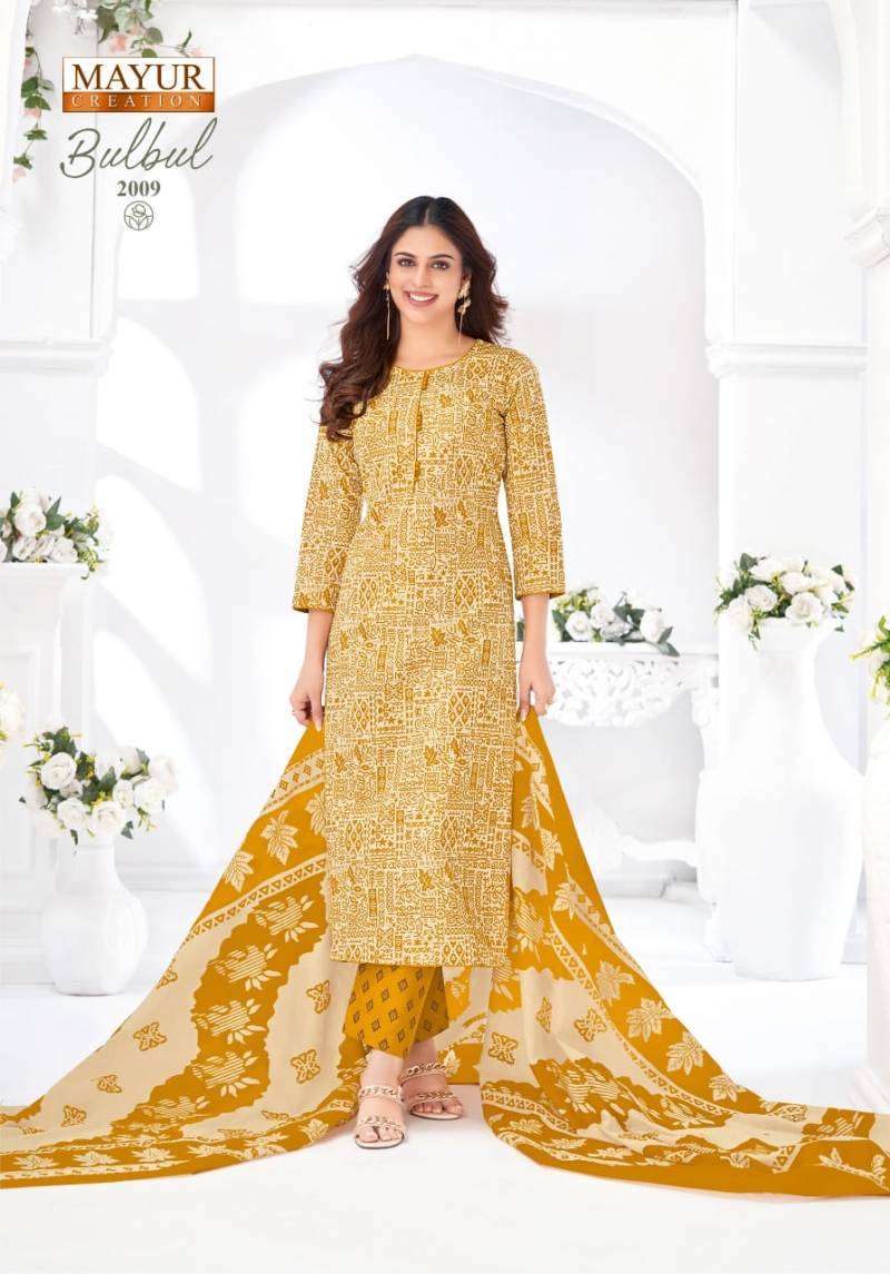 Mayur Bulbul Vol 2 Cotton Printed Salwar Suits ( 10 Pcs Catalogue )
