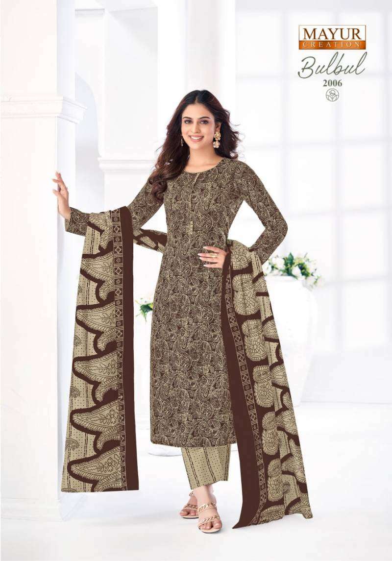 Mayur Bulbul Vol 2 Cotton Printed Salwar Suits ( 10 Pcs Catalogue )