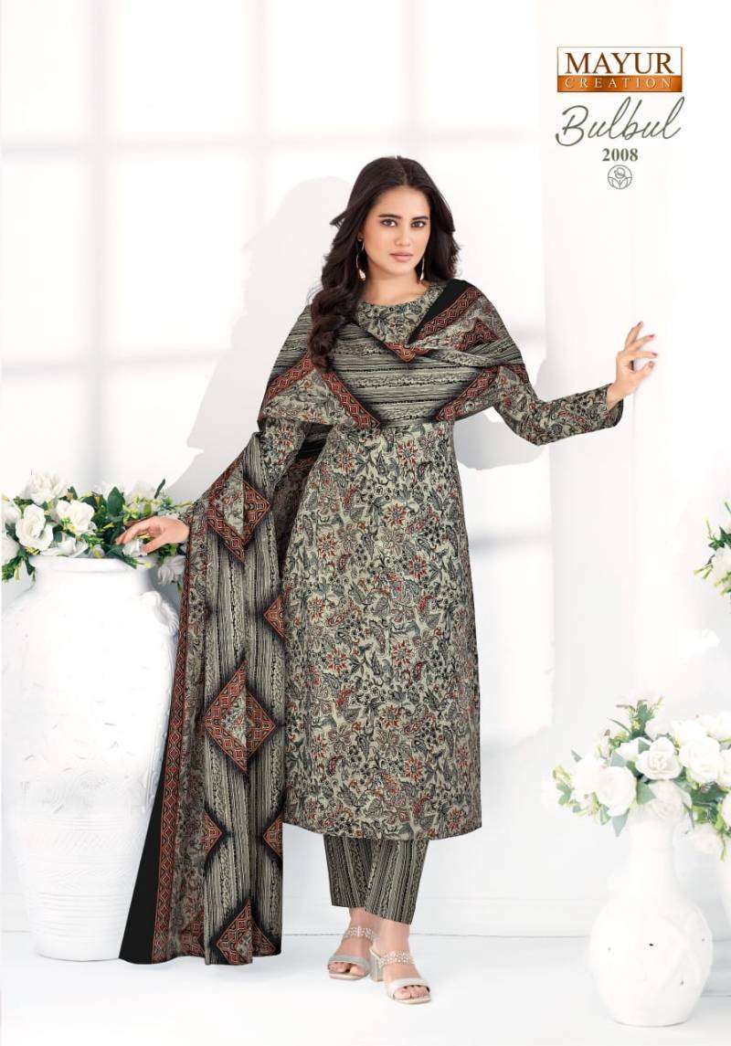 Mayur Bulbul Vol 2 Cotton Printed Salwar Suits ( 10 Pcs Catalogue )
