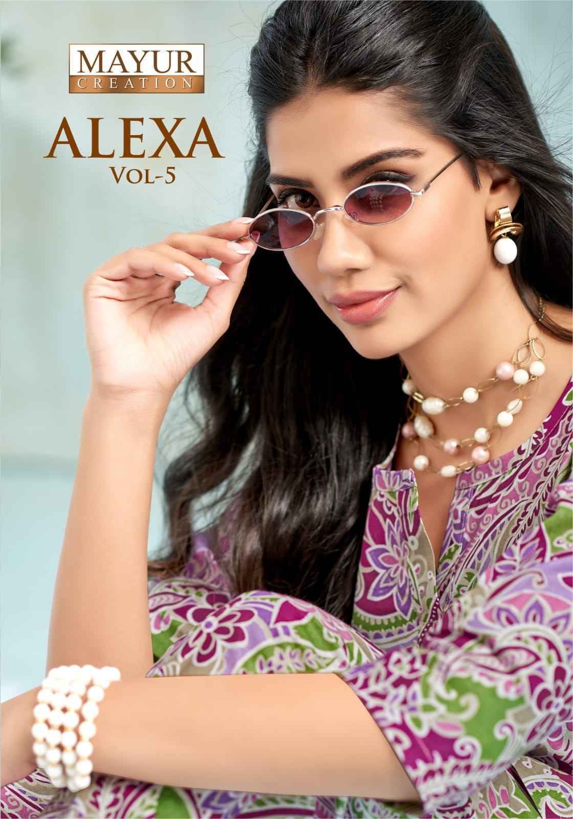 Mayur Creation Alexa Vol 5 Cotton Cord Set Wholesale Rate ( 10 Pcs Catalog )
