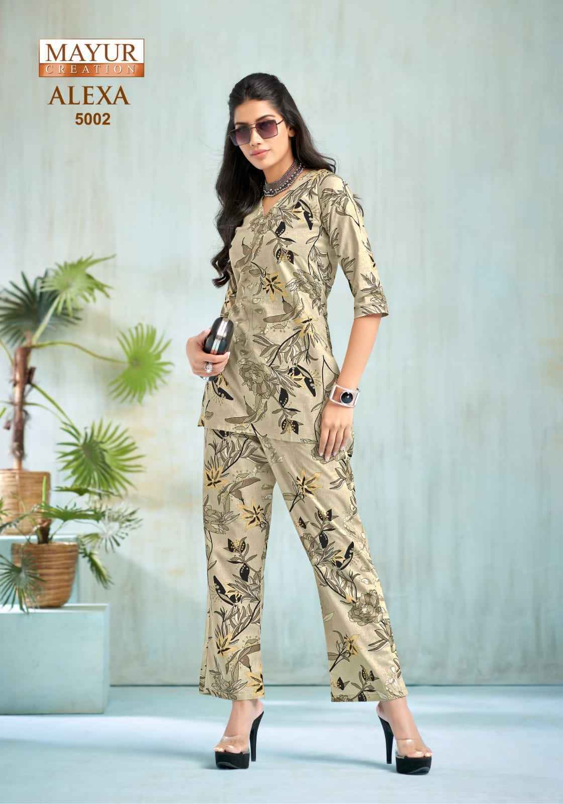 Mayur Creation Alexa Vol 5 Cotton Cord Set Wholesale Rate ( 10 Pcs Catalog )
