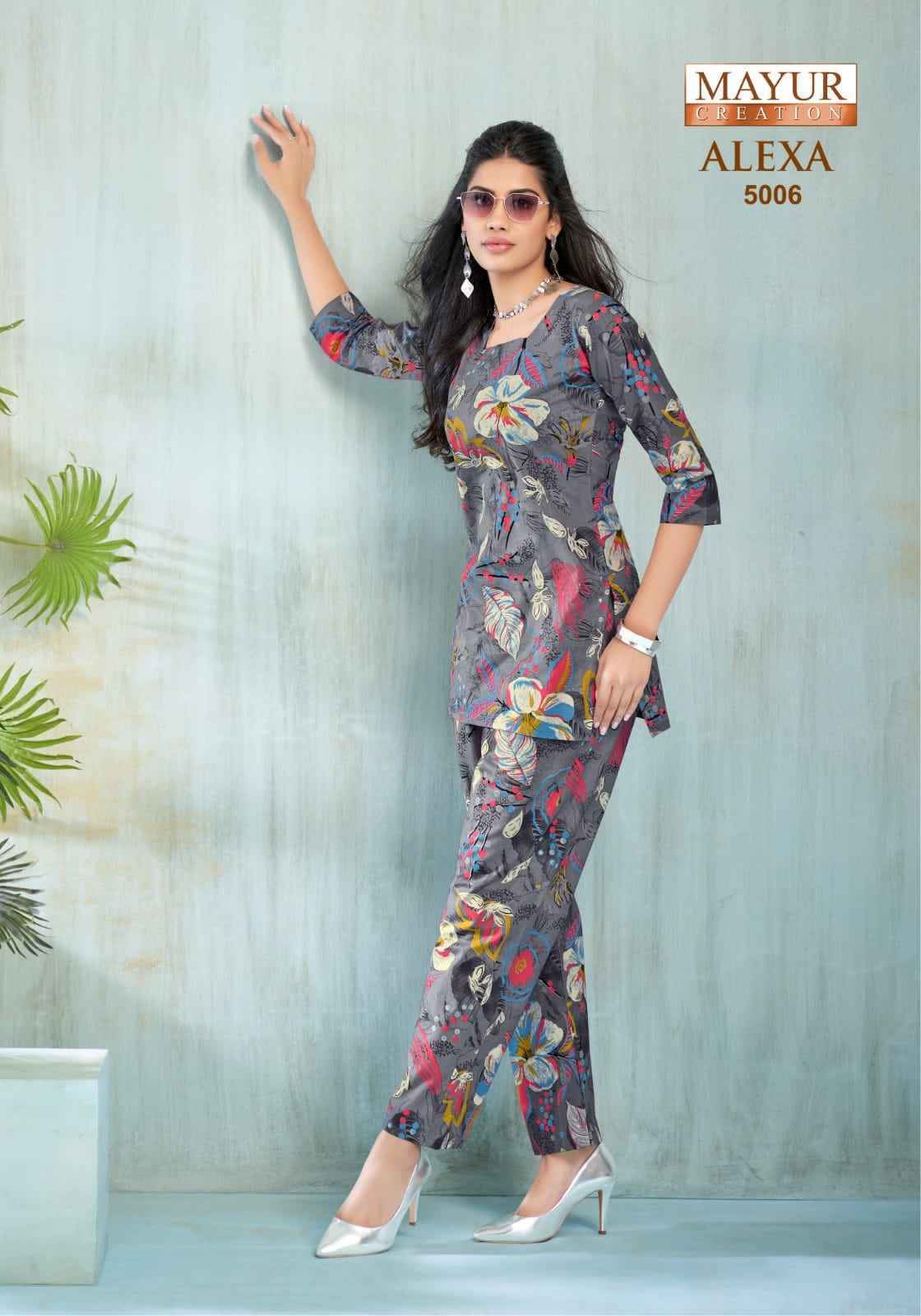 Mayur Creation Alexa Vol 5 Cotton Cord Set Wholesale Rate ( 10 Pcs Catalog )