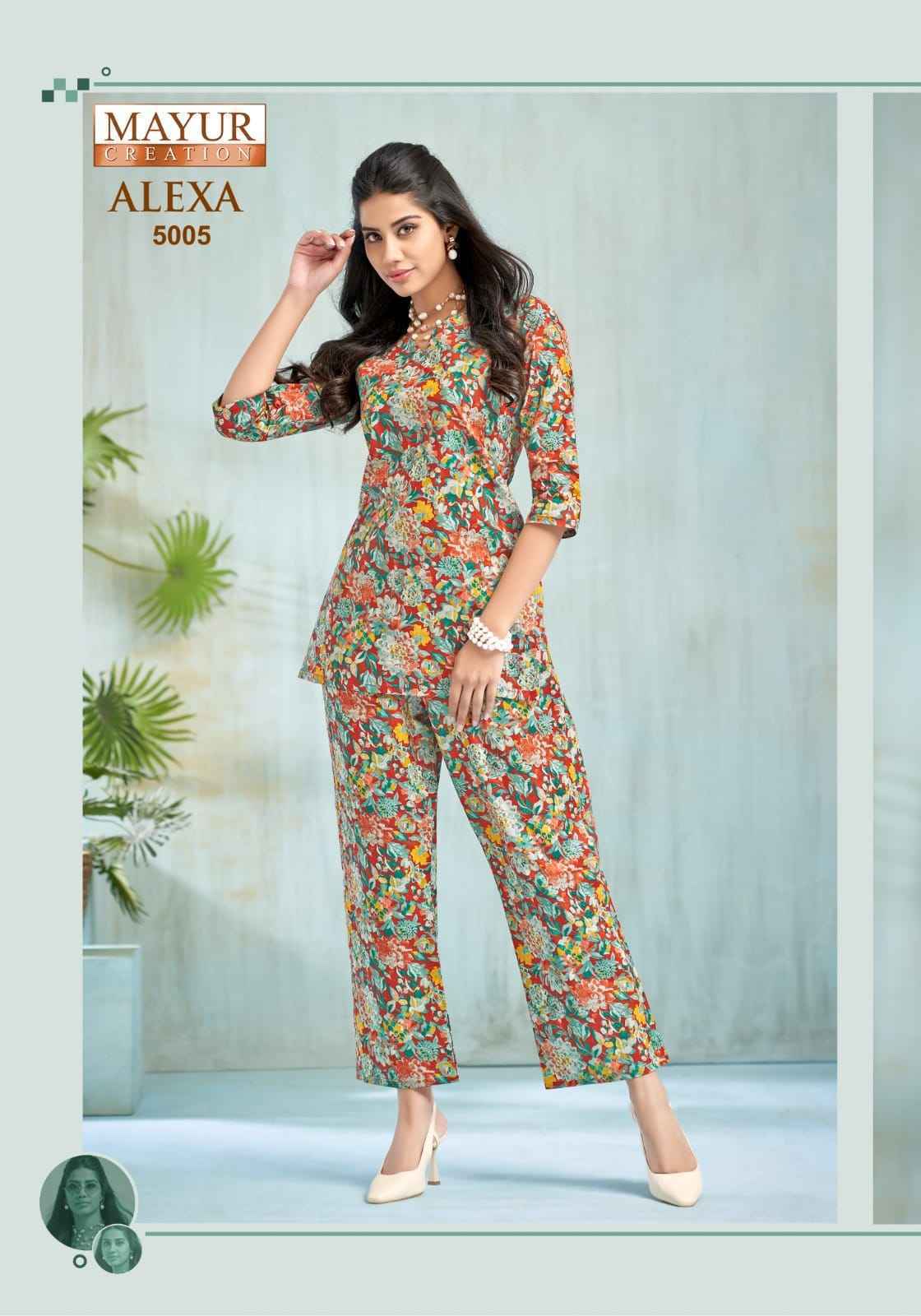 Mayur Creation Alexa Vol 5 Cotton Cord Set Wholesale Rate ( 10 Pcs Catalog )