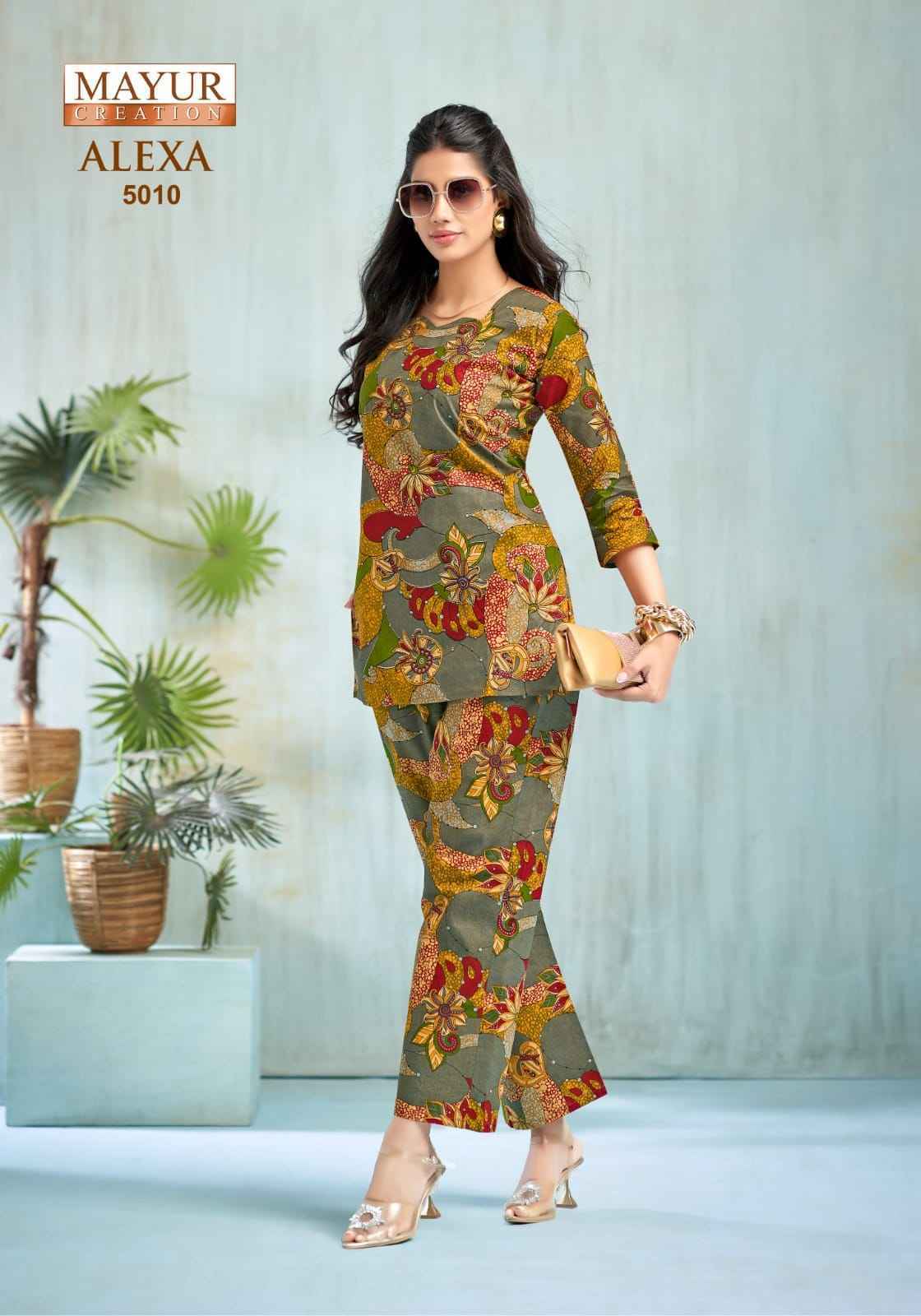 Mayur Creation Alexa Vol 5 Cotton Cord Set Wholesale Rate ( 10 Pcs Catalog )