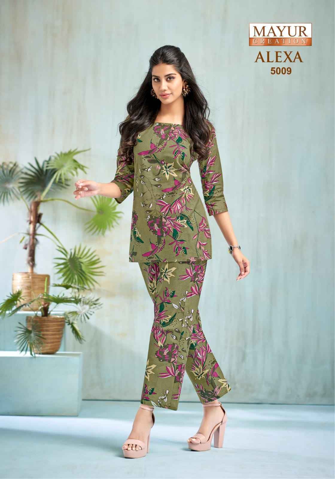 Mayur Creation Alexa Vol 5 Cotton Cord Set Wholesale Rate ( 10 Pcs Catalog )