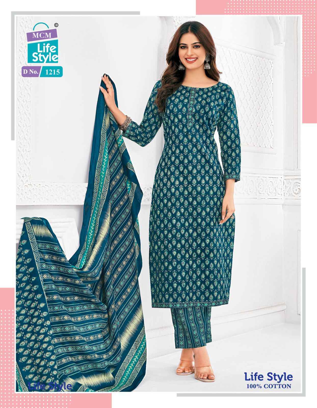 MCM Lifestyle Vol 12 Cotton Dress Material Wholesale Price ( 12 pcs Catalogue )