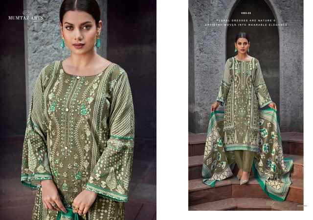 Mumtaz Arts Nimrit Jam Satin Pakistani Suis Wholesale Surat (6 pcs Catalogue)