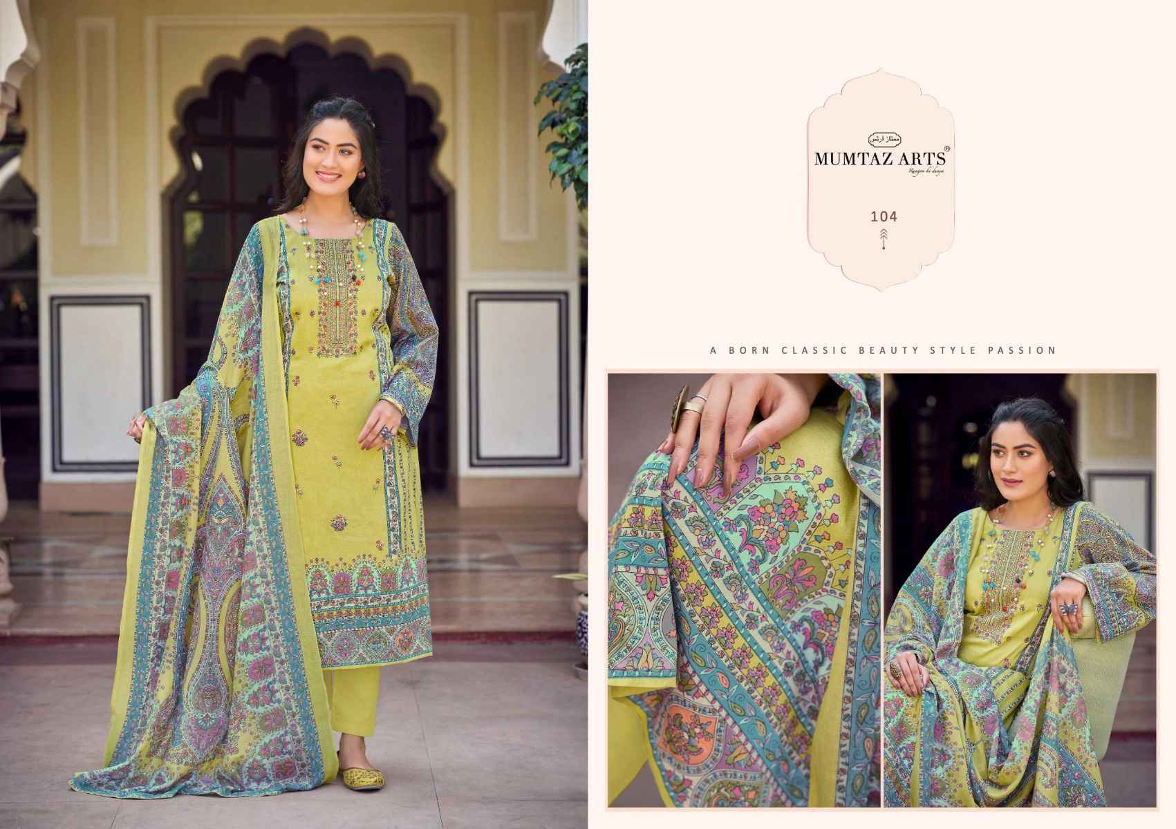 MUMTAZ ARTS PRAGYA PURE JAM SATIN SALWAR KAMEEZ ( 6 PCS CATALOGUE )