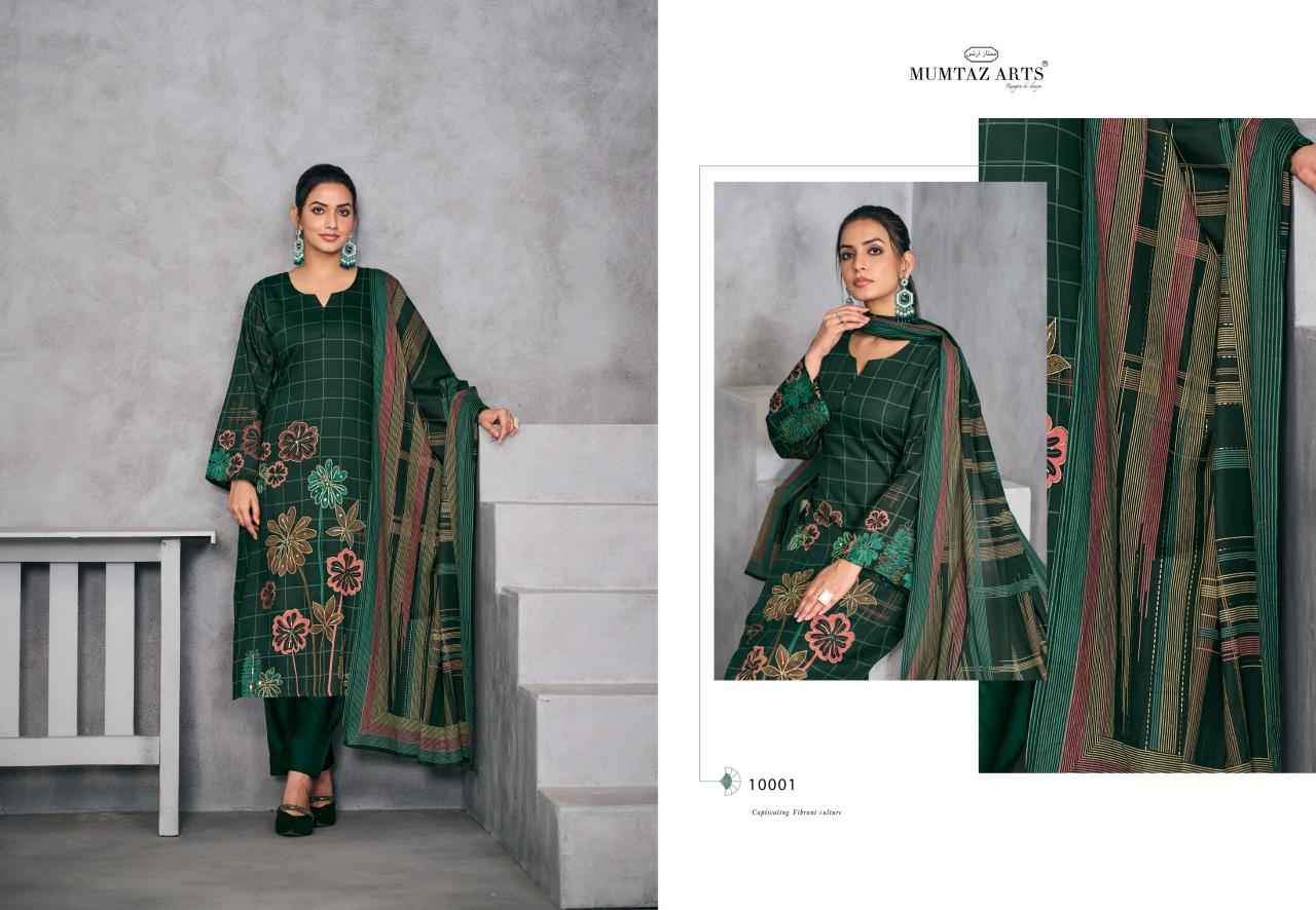 Mumtaz Arts Raahi Pure Jam Satin Dress Material ( 4 Pcs Catalogue )