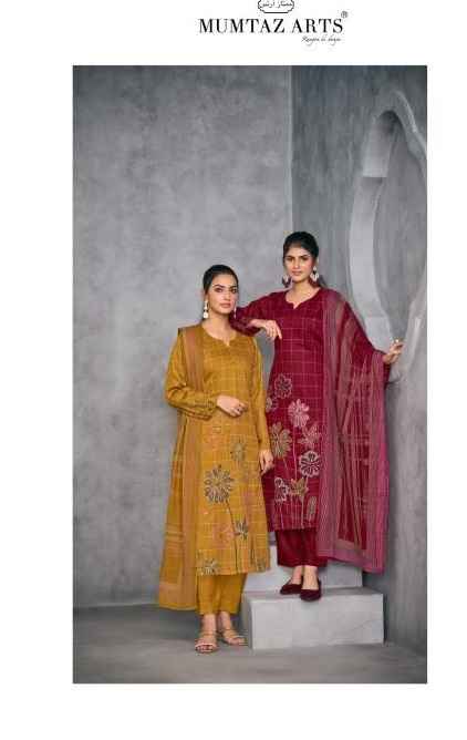 Mumtaz Arts Raahi Pure Jam Satin Dress Material ( 4 Pcs Catalogue )