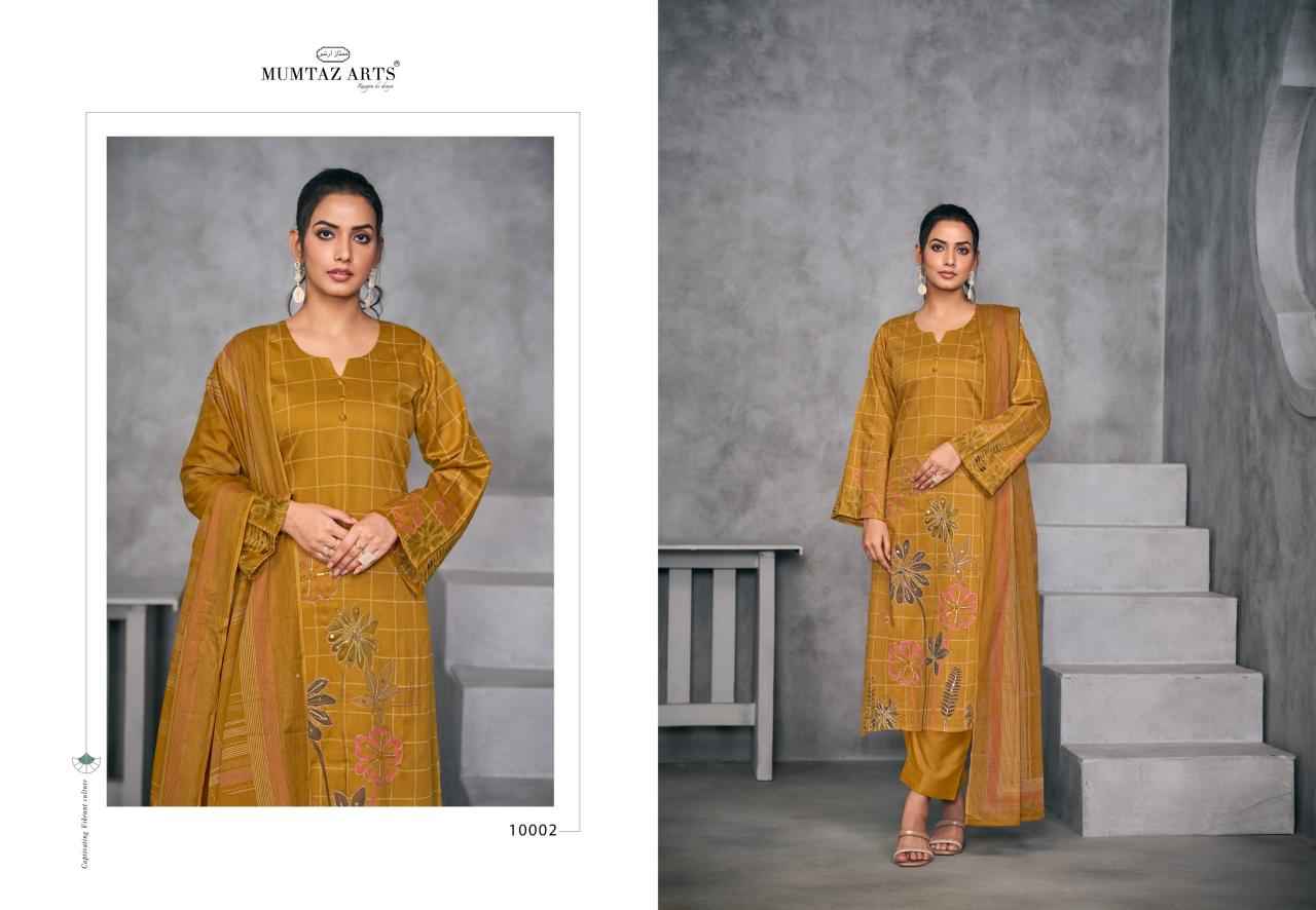 Mumtaz Arts Raahi Pure Jam Satin Dress Material ( 4 Pcs Catalogue )