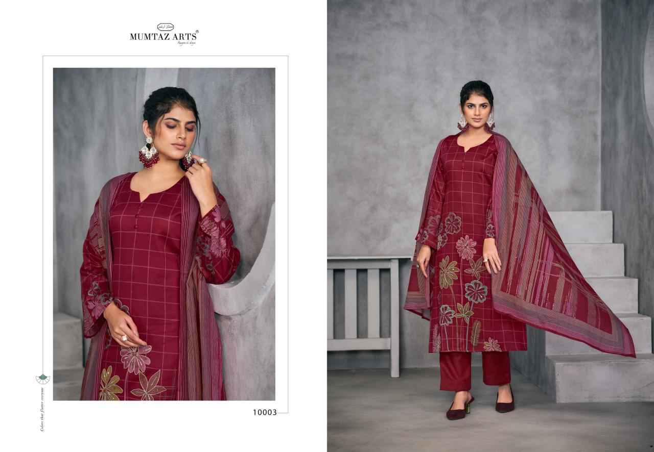 Mumtaz Arts Raahi Pure Jam Satin Dress Material ( 4 Pcs Catalogue )