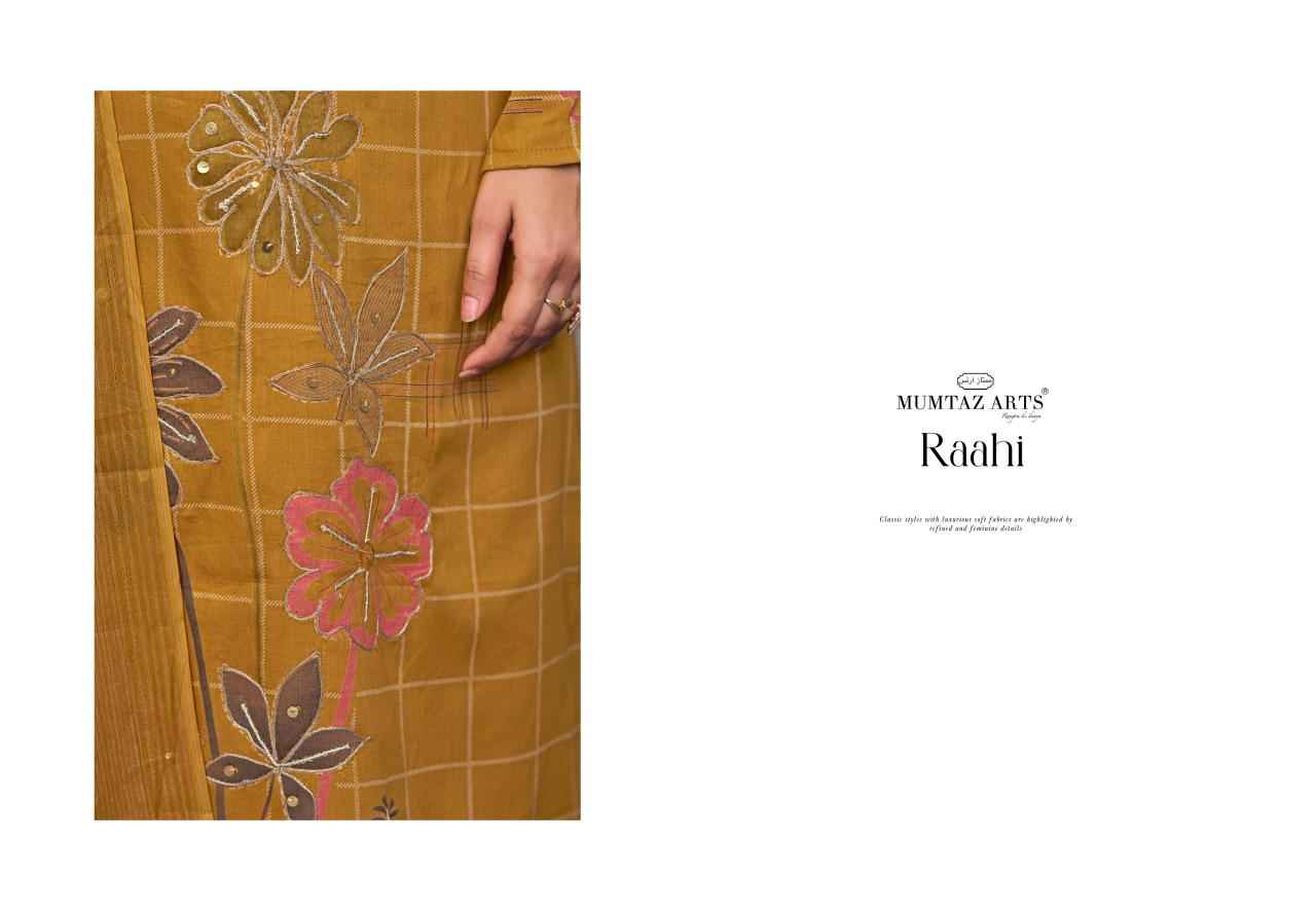Mumtaz Arts Raahi Pure Jam Satin Dress Material ( 4 Pcs Catalogue )