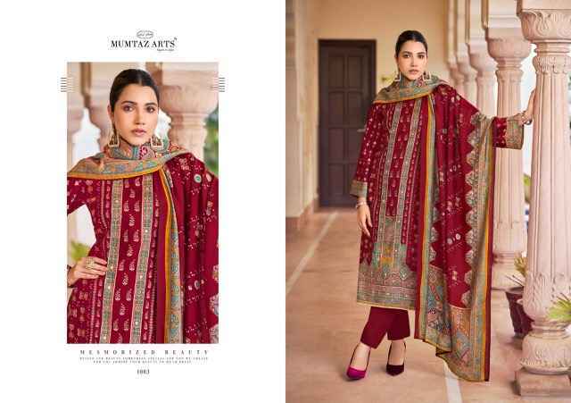 Mumtaz Arts Safarnama Viscouse Musline Dress Material ( 4 pcs catalogue )