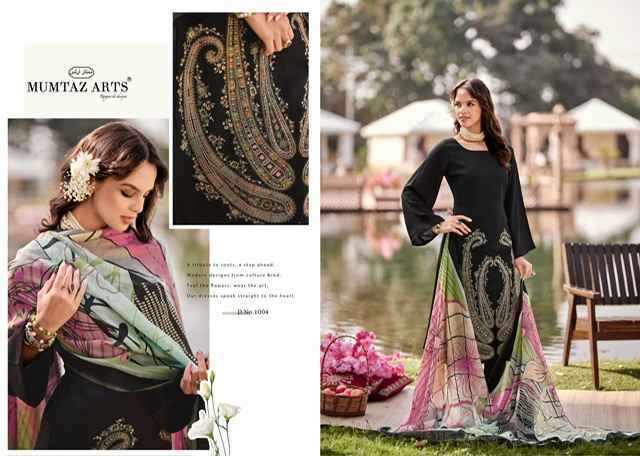 Mumtaz Arts Shehzaadi Viscouse Musline Dress Material Wholesale Price  (6 pcs Catalogue)