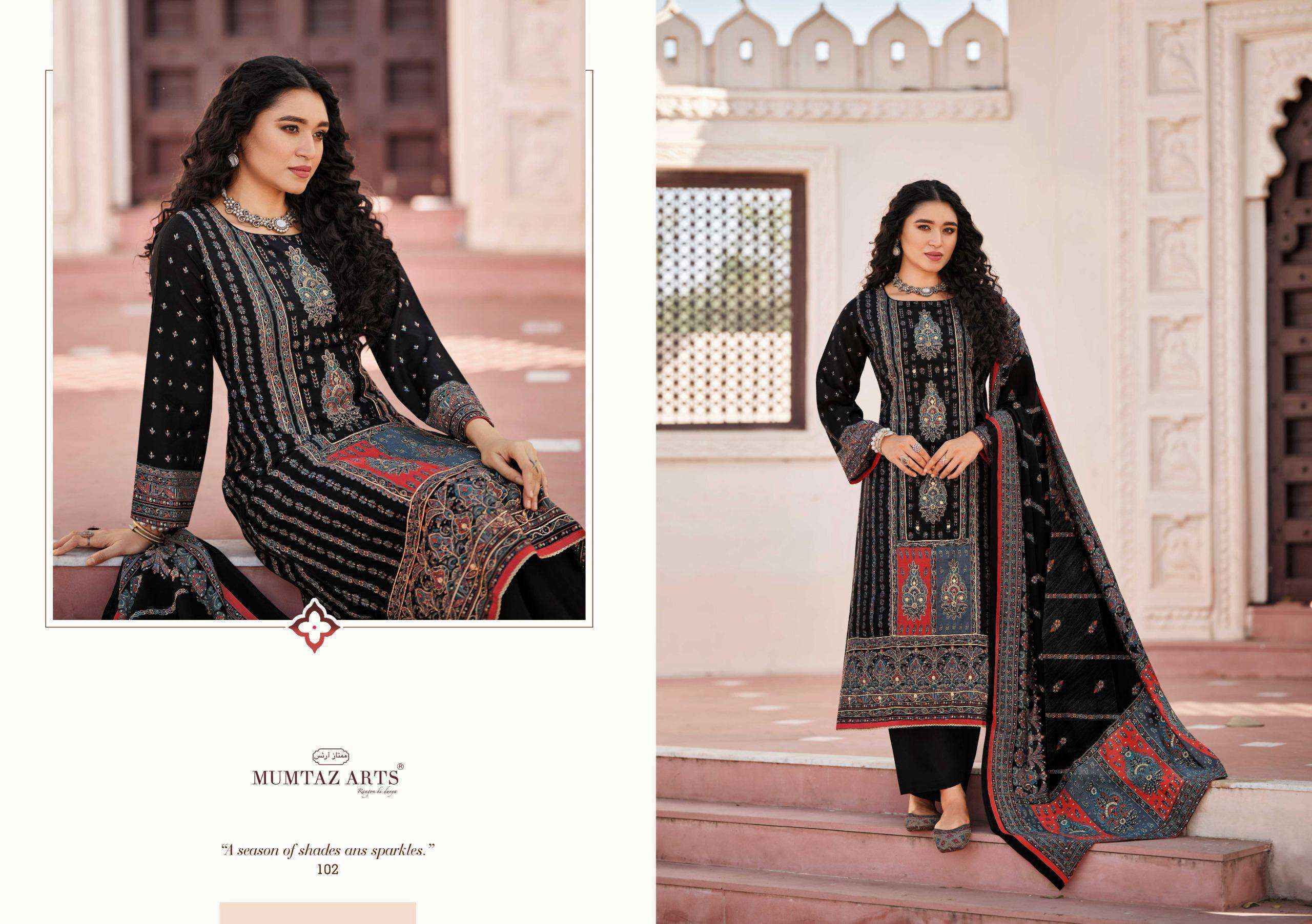 Mumtaz Arts Tasveer Viscose Muslin Suits Surat wholesale (4 pcs Catalogue)