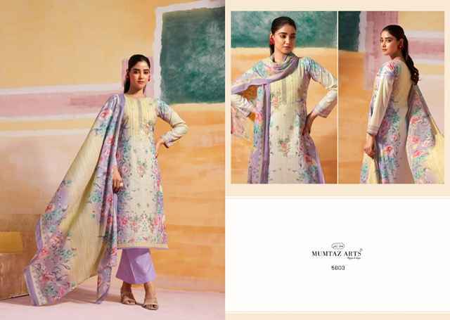 Mumtaz Arts Vintage Pastel Camric Dress Material ( 6 pcs Catalogue )