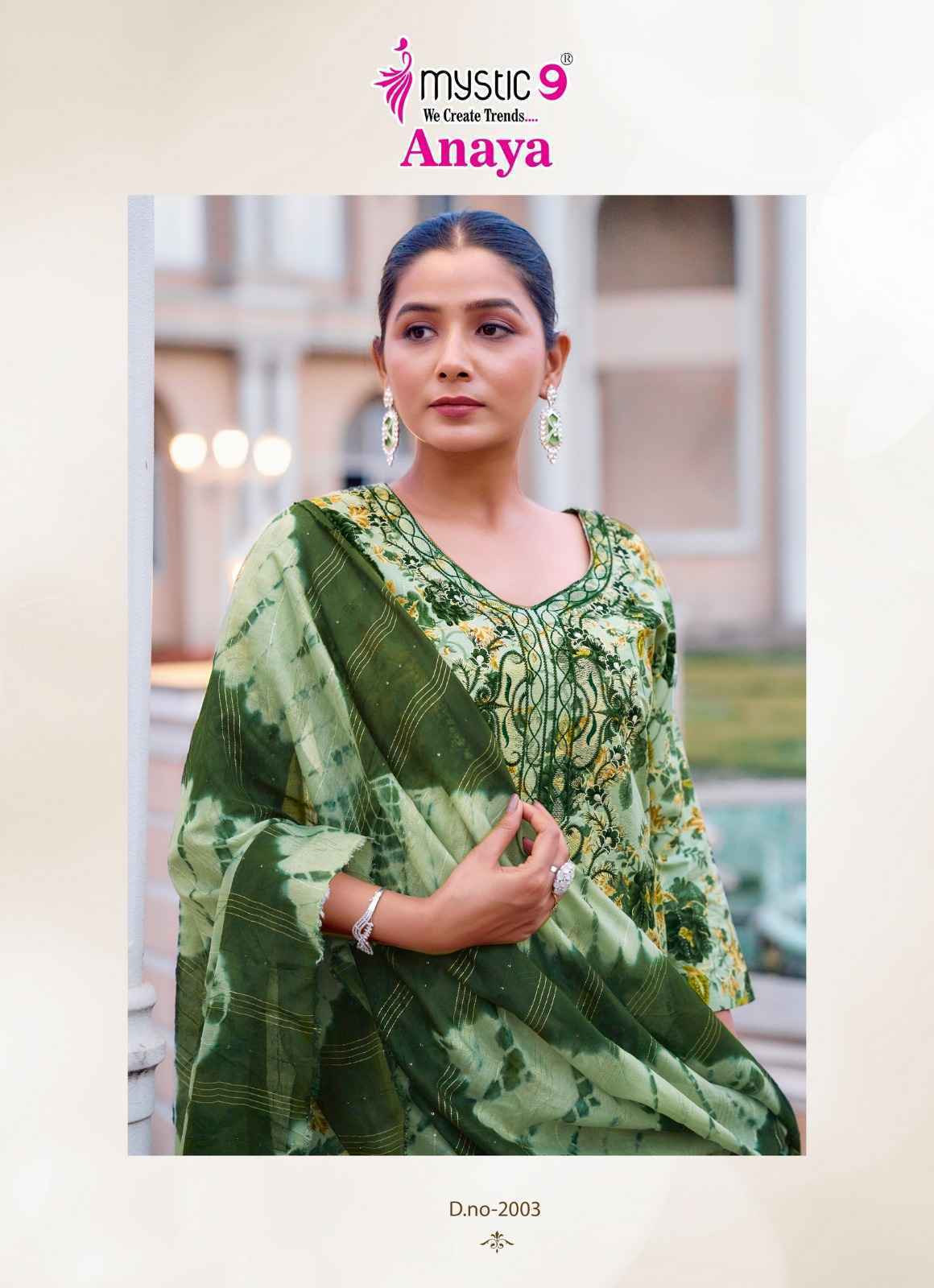 Mystic 9 Anaya Vol-2 Rayon Readymade Dress Wholesale Price  (8 pcs Catalogue)