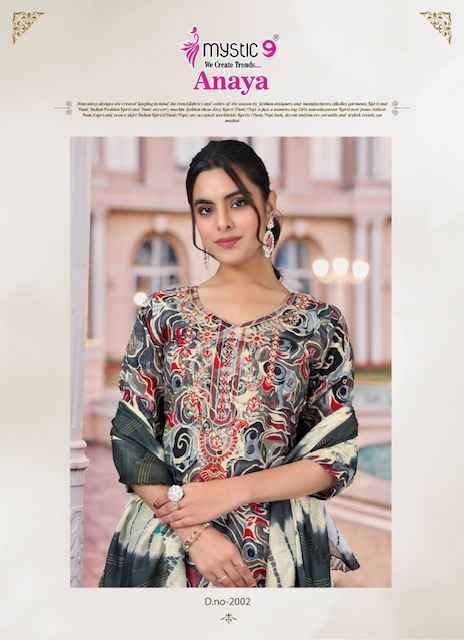 Mystic 9 Anaya Vol-2 Rayon Readymade Dress Wholesale Price  (8 pcs Catalogue)