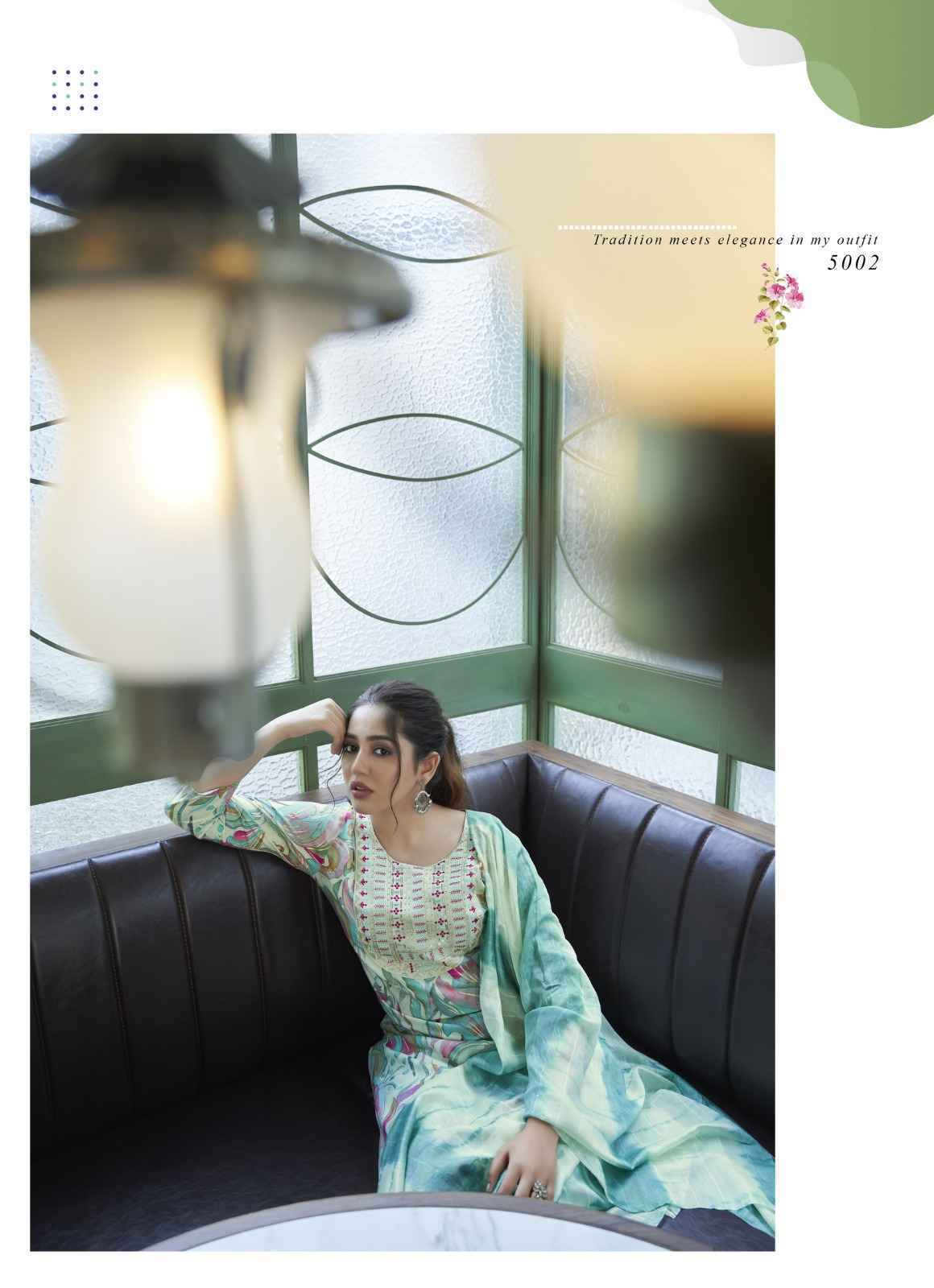 Mystic 9 Sabri Vol 5 Reyon Kurti Combo Set Wholesale Price ( 8 Pcs Catalog )