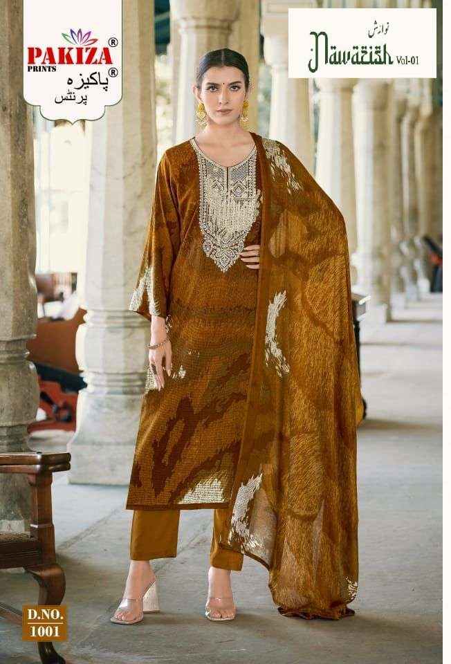 Pakiza Prints Nawazish Vol 1 Fancy Rayon Salwar Suit ( 4 Pcs Catalogue )