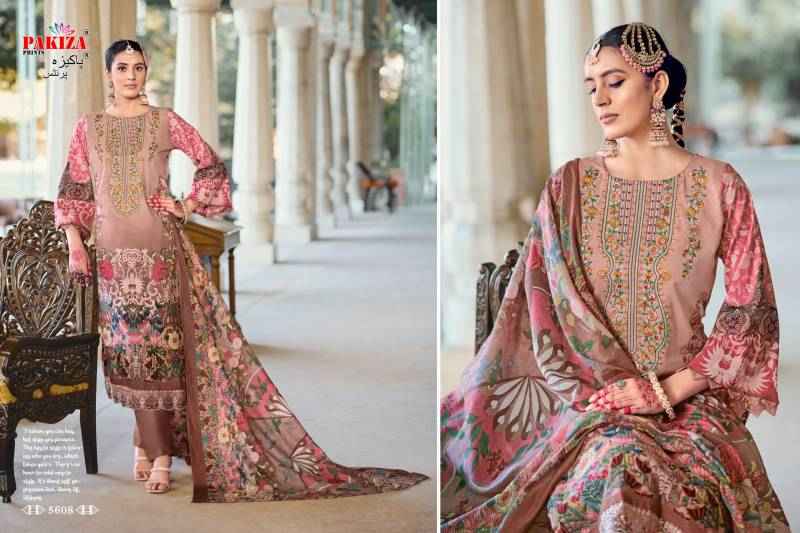 Pakiza Prints Nazakat Vol 56 Kashmiri Lawn Dress Material ( 10 Pcs Catalogue )
