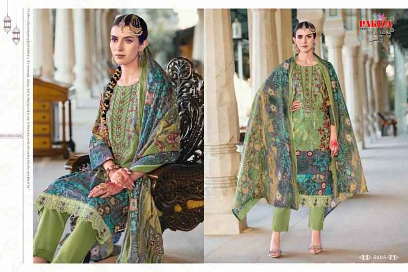 Pakiza Prints Nazakat Vol 56 Kashmiri Lawn Dress Material ( 10 Pcs Catalogue )